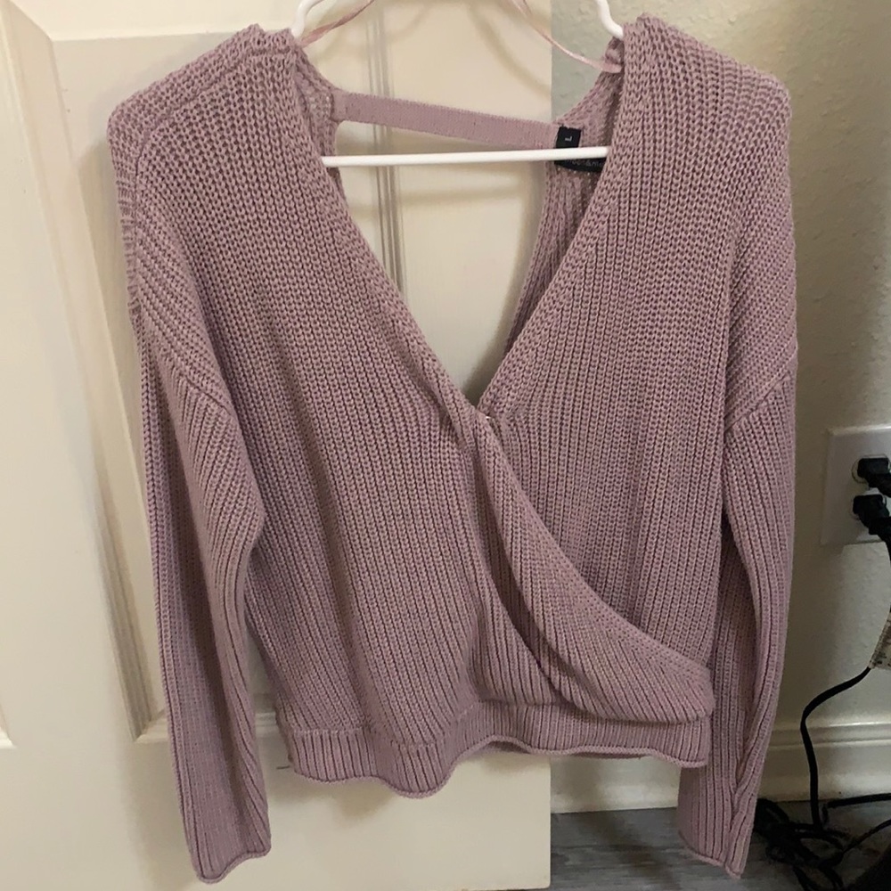 Purple sweater